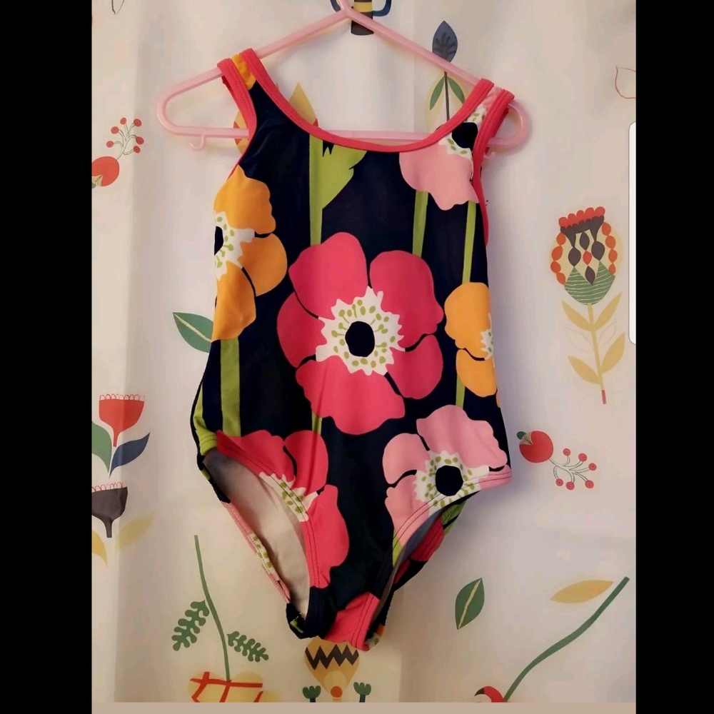 Gymboree swimsuit girls 5 Blooming Nautical